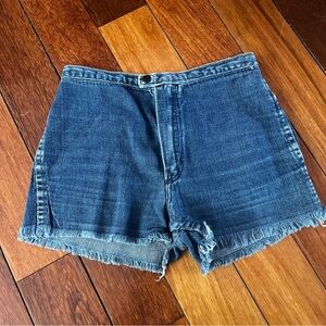 Vintage Wrangler High Rise Blue Jean Shorts